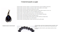 Desktop Screenshot of hematit-cu-argint.astromagie.com