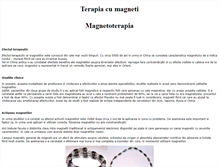 Tablet Screenshot of magnetoterapie.astromagie.com