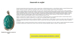 Desktop Screenshot of amazonit-cu-argint.astromagie.com