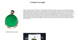 Desktop Screenshot of crisopraz-cu-argint.astromagie.com